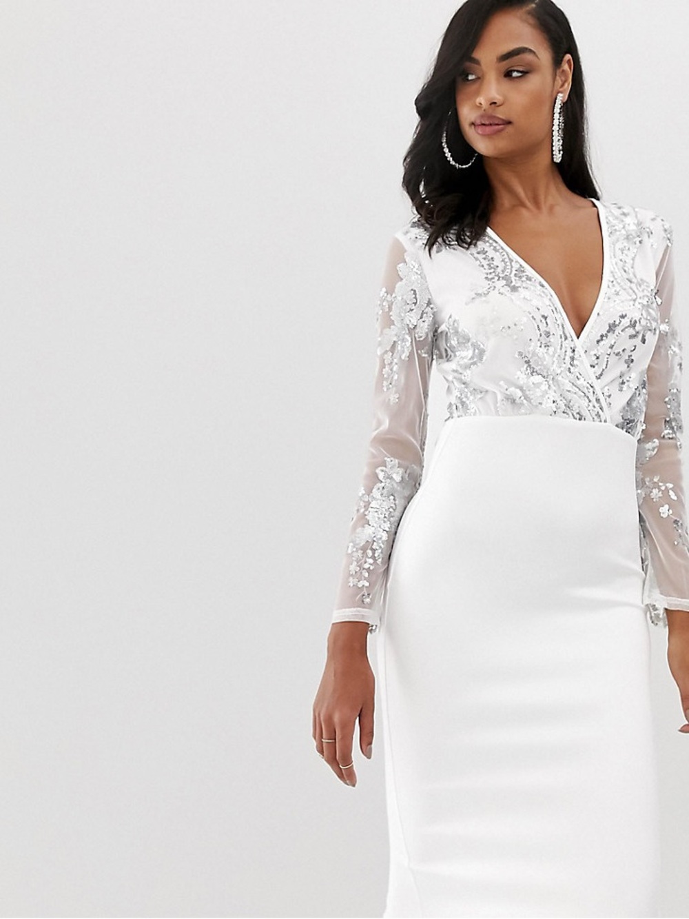 Scarlet Rocks 2 in 1 Sequin Midi Dress